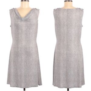 Calvin Klein Snake Print Tunic Cowl Dress sz M
